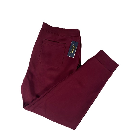 Polo Ralph Lauren Maroon Fleece Lined Performance Joggers Men's XXL NWT Comfy - Picture 1 of 10